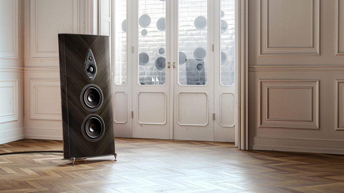 Sonus Faber Stradivari G2 in Graphite, room view