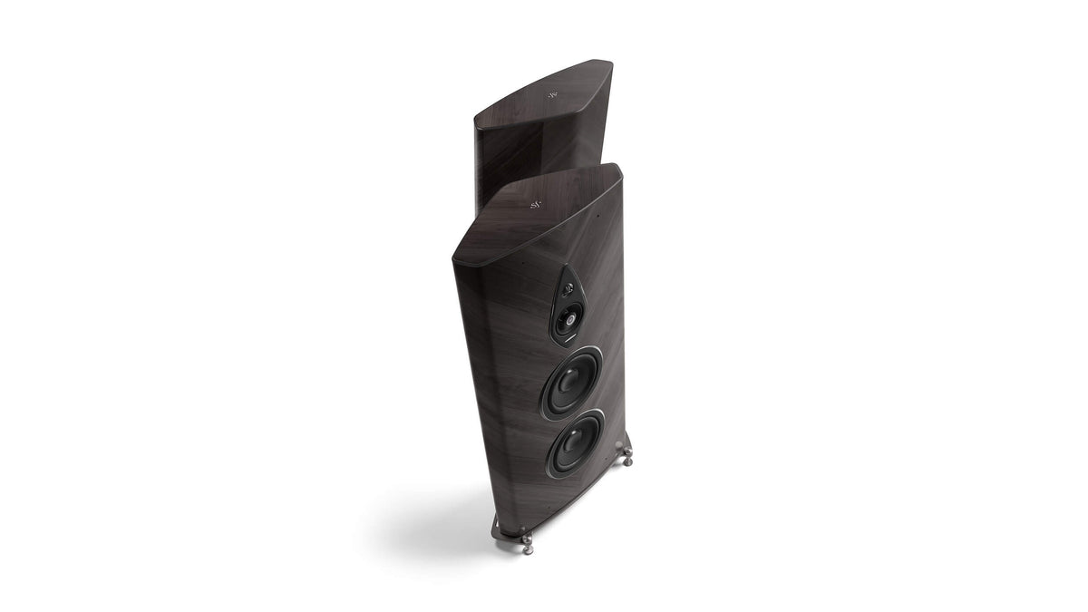 Sonus Faber Stradivari G2 in Graphite, three-quarter view