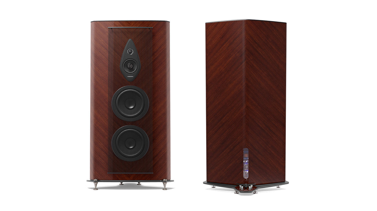 Sonus Faber Stradivari G2 in Wenge, front and side