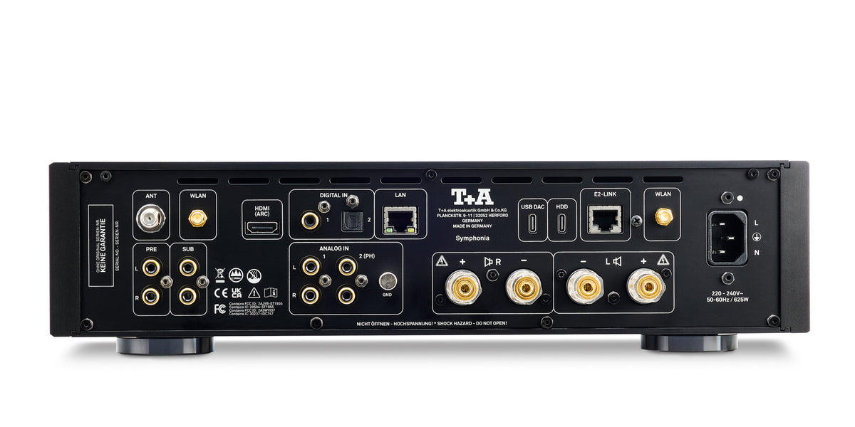 T+A Symphonia Streaming Integrated Amplifier with High-Resolution DAC and Powerful Amplification