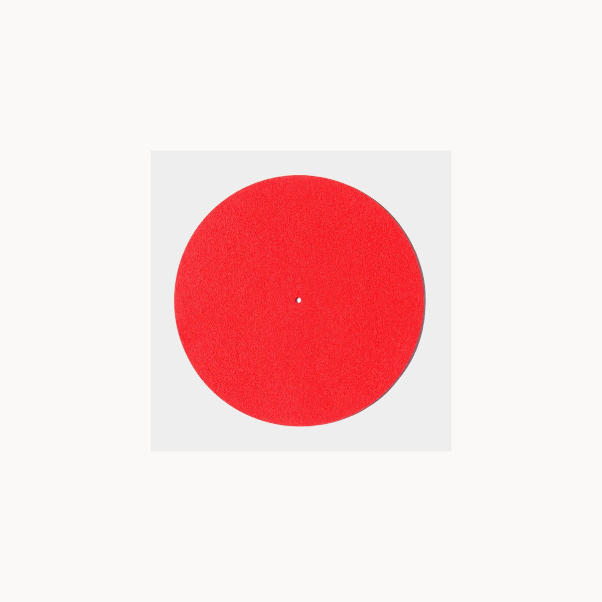 Rega Turntable Mat - Red