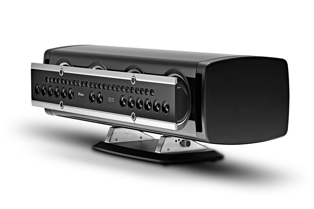 McIntosh XCS1.5K in Piano Black, angle right