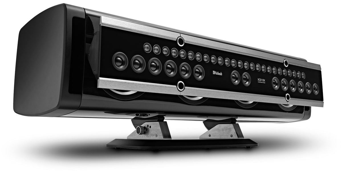 McIntosh XCS1.5K in Piano Black, low angle