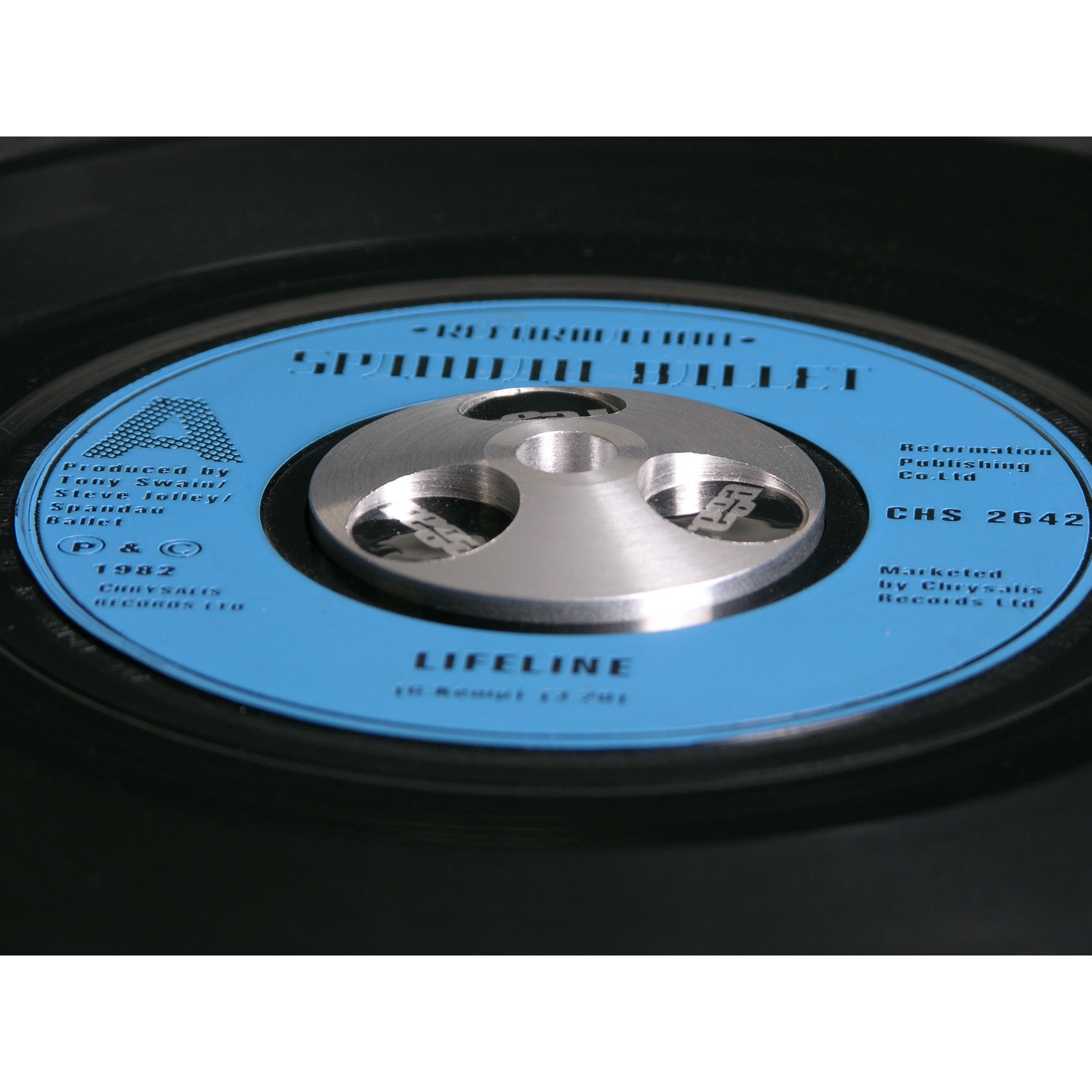 Aluminium 45 RPM Adapter, 7 Inch Record Adapter 45 RPM Record Draaitafel Adapter Klem Adapter, voor De Meeste Big Hole Records(Zilver Aluminium 45 RPM Adapter, 7 Inch Record Adapter 45 RPM Record Draaitafel Adapter Klem Adapter, voor De Meeste Big Hole Records(Zilver