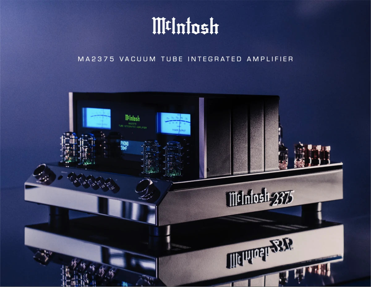 Front page of the McIntosh MA2375 product brochure